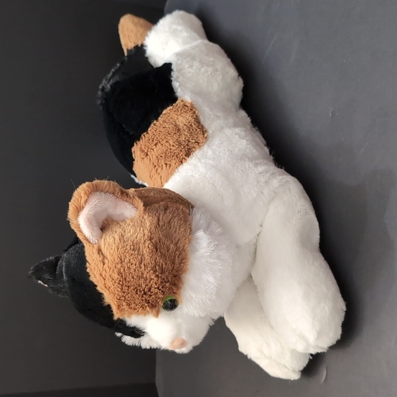 Aurora Grand Flopsie Esmeralda Plush Calico Cat Toy. - Picture 3 of 10